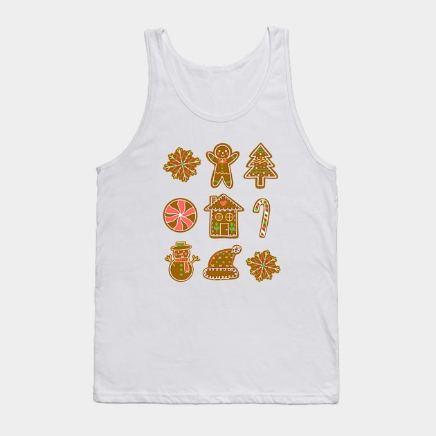 Christmas Cookies Tank Top by Drafts n Doodles